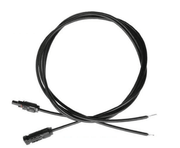 Cabin Depot TCD #10 Wire for Solar Panels, 20 ft Pair, 10 AWG, 40A, 600V, Weather-Resistant, PV to Controller Connector