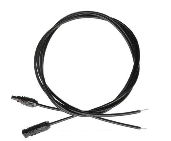 Cabin Depot TCD #10 Wire for Solar Panels, 20 ft Pair, 10 AWG, 40A, 600V, Weather-Resistant, PV to Controller Connector