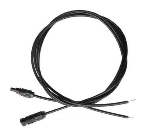Cabin Depot TCD #10 Wire for Solar Panels, 20 ft Pair, 10 AWG, 40A, 600V, Weather-Resistant, PV to Controller Connector
