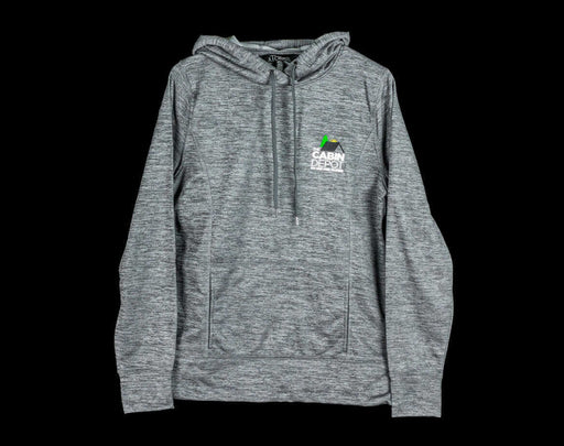 The Cabin Depot Medium Women's Heathered Hoodie - Charcoal - by The Cabin Depot