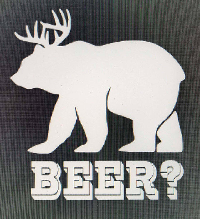 Bear/Deer Vinyl Decal Sticker - Uncategorized by The Cabin Depot