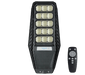 Intrepid Pioneer 300W Solar Street Lamp with remote, featuring LED lights and solar panel for outdoor security lighting.