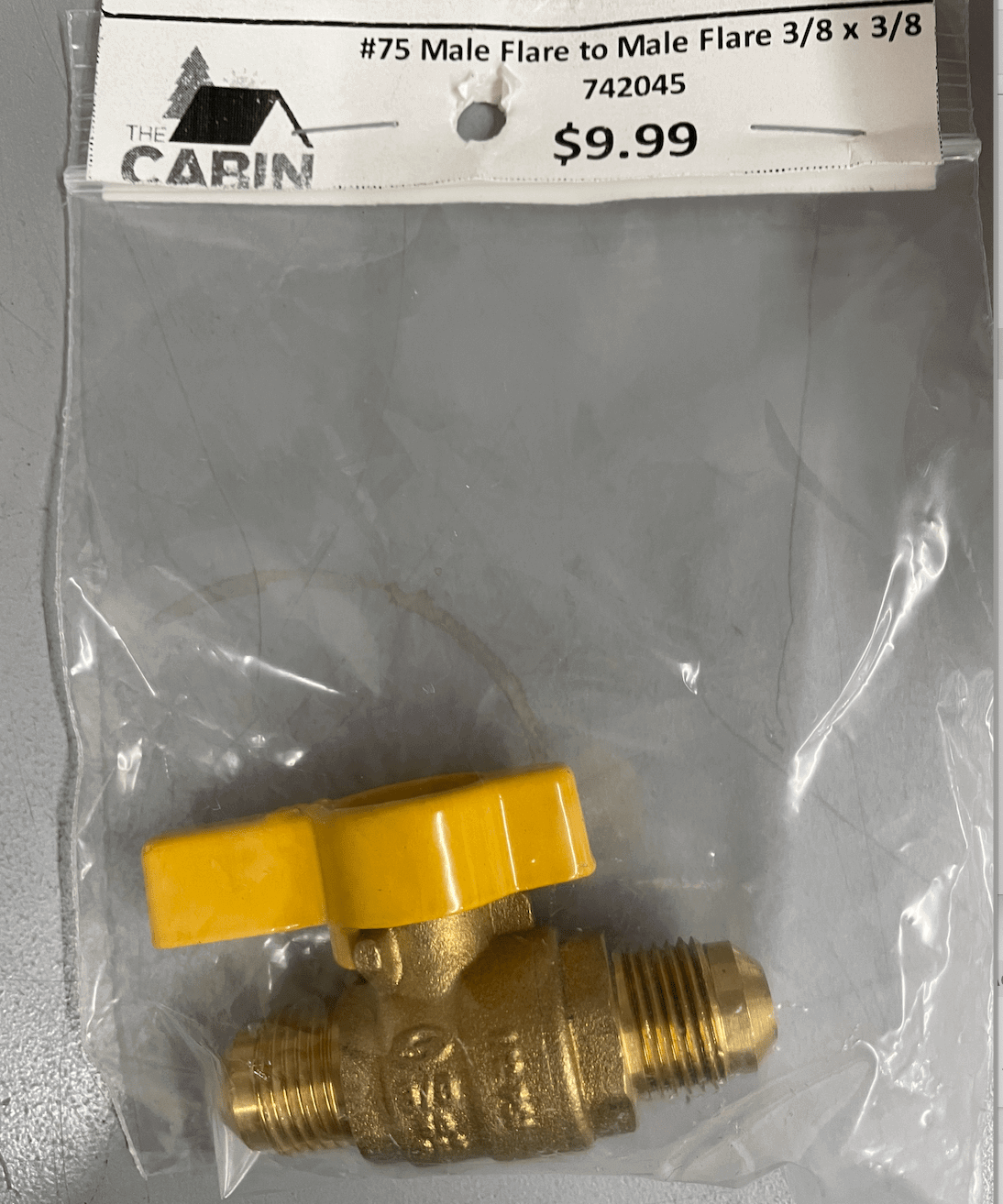 Martin Valve #75 Male Flare 3/8" x 3/8" from Cabin Depot. Durable plumbing solution, perfect for home improvement and repair.