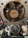 Dirty fan and motor of a Cinderella unit before servicing at The Cabin Depot™.