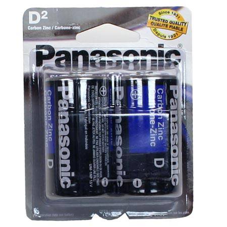 Panasonic 2D Heavy Duty D Batteries Carbon Zinc from Cabin Depot, ideal for reliable power needs, super heavy duty performance.