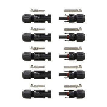 TCD MC4 Connectors 5 Pair from Cabin Depot for solar systems and panel installations