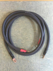 5' 2/0 inverter cables with copper lugs from Cabin Depot for 3000 watt+ inverters to batteries connection.