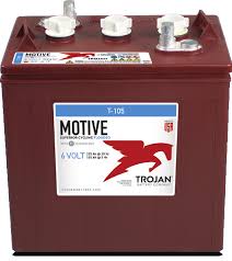 Trojan 6v 225Ah Flooded Deep Cycle T-105 Battery - by Trojan Battery