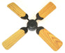 Trusty 12v DC ceiling fan with wooden blades