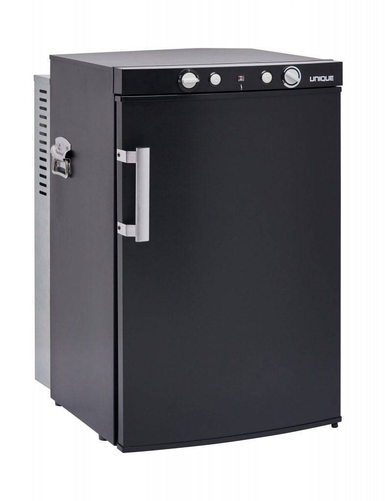 Unique 3 Cu/Ft 110V/12V Propane Fridge With Freezer, ideal for Cabin Depot use.