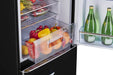 Unique 9 cu/ft Retro AC Bottom Mount Refrigerator