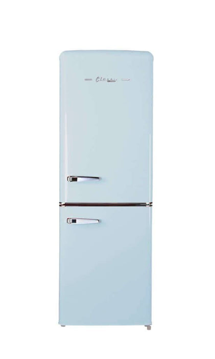 Unique 9 cu/ft Retro AC Bottom Mount Refrigerator - Refrigerators by Unique