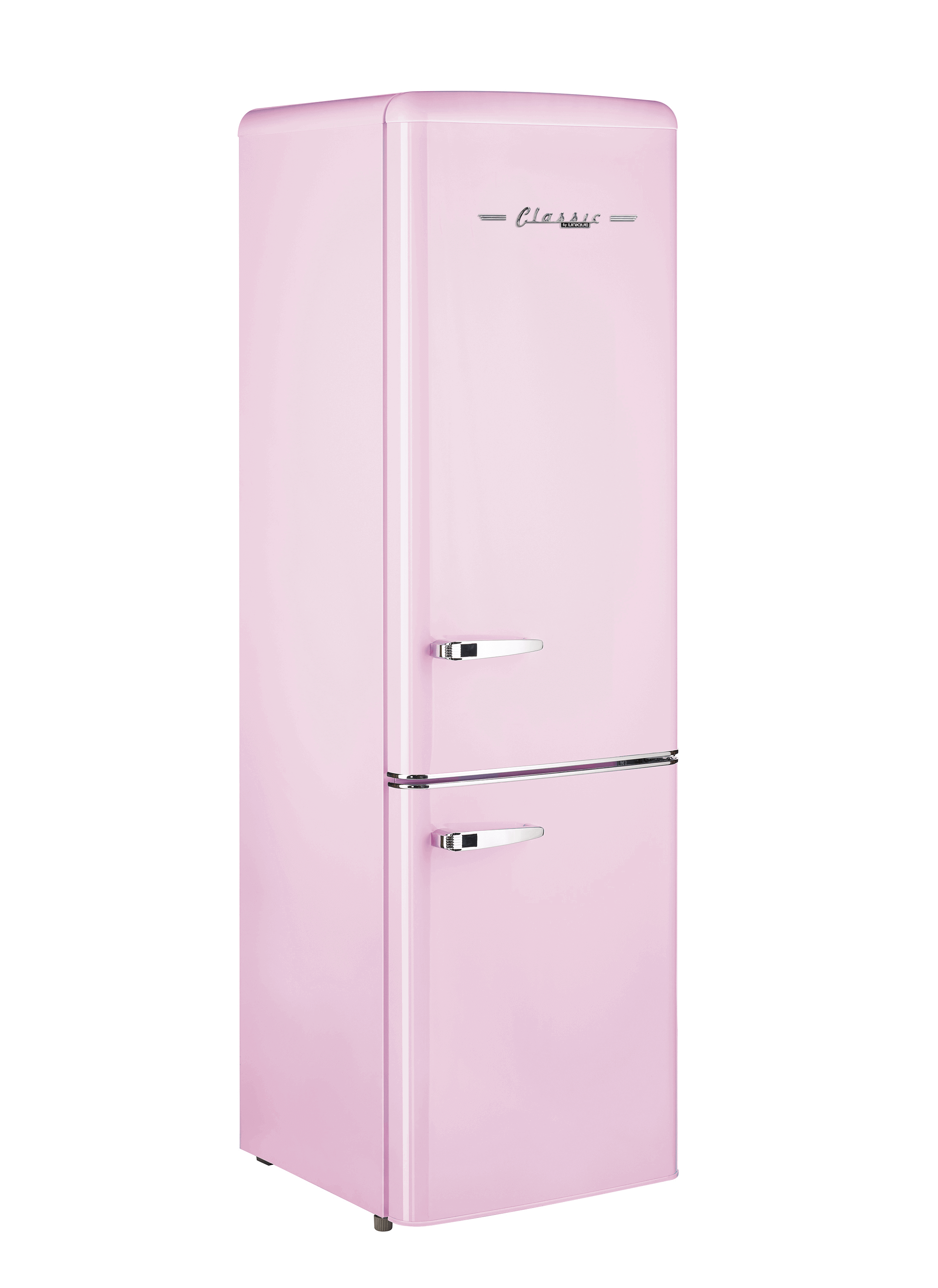 Unique 9 cu/ft pink retro bottom mount refrigerator from Cabin Depot