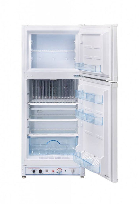 UNIQUE 6 CU/FT Propane Fridge with Freezer - White - Uncategorized by Unique