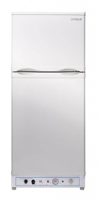 UNIQUE 6 CU/FT Propane Fridge with Freezer - White - Uncategorized by Unique