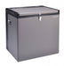 UNIQUE 2 CU/FT Propane Chest Freezer by Cabin Depot, ideal for camping with 3-way power options: propane, 12V, and 110V.