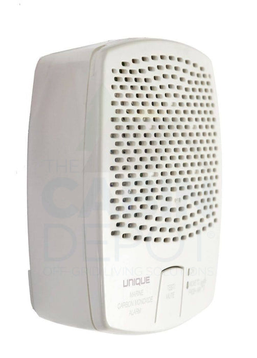 Sistema único de alarma de monóxido de carbono con cierre de seguridad