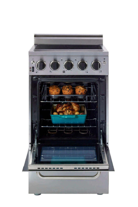 Unique Prestige 20" Stainless Convection Electric Range (SmoothTop) - Uncategorized by Unique