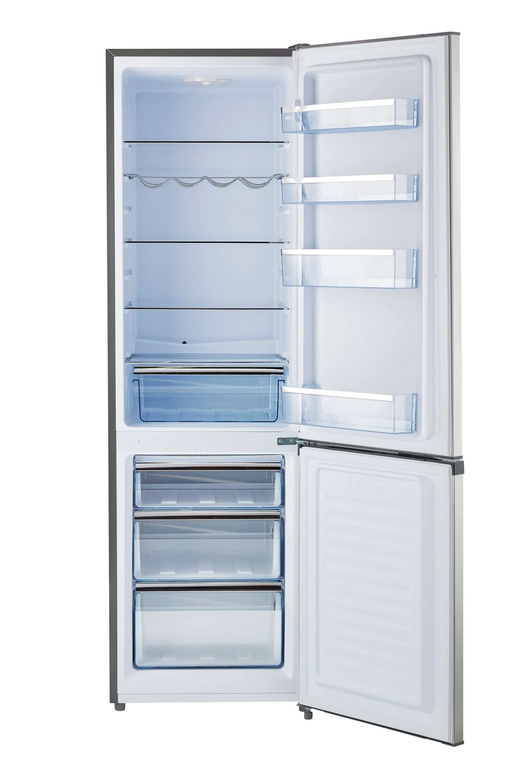 Prestige 9 Cu/Ft Electric Bottom Mount Refrigerator, Stainless Steel - Available at Cabin Depot