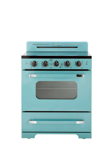 UNIQUE Classic Retro 30” Electric Range With Convection Oven (SmoothTop) - by Unique