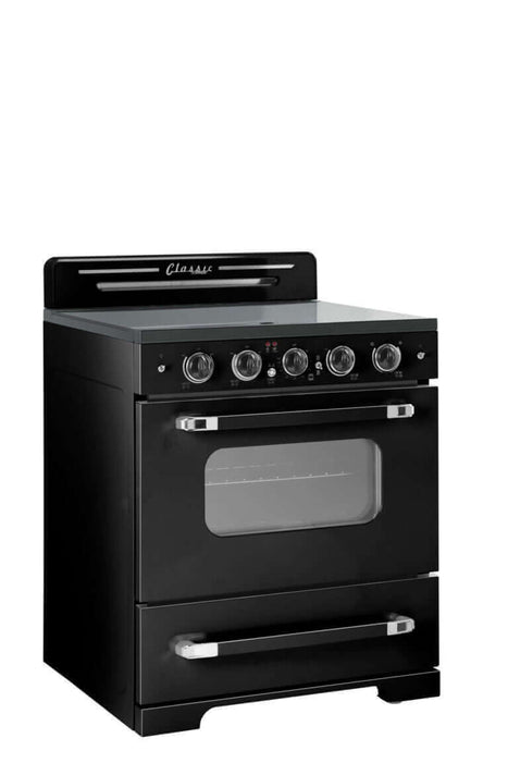 UNIQUE Classic Retro 30” Electric Range With Convection Oven (SmoothTop) - by Unique