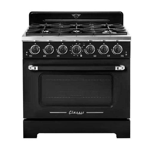 UNIQUE Classic Retro 36” Pro Convection Gas Range (Electronic Ignition) - by Unique