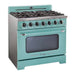 UNIQUE Classic Retro 36” Pro Convection Gas Range (Electronic Ignition) - by Unique