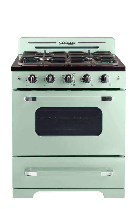 Unique Classic Retro 30” Convection Gas Range (Electronic Ignition) - Uncategorized by Unique