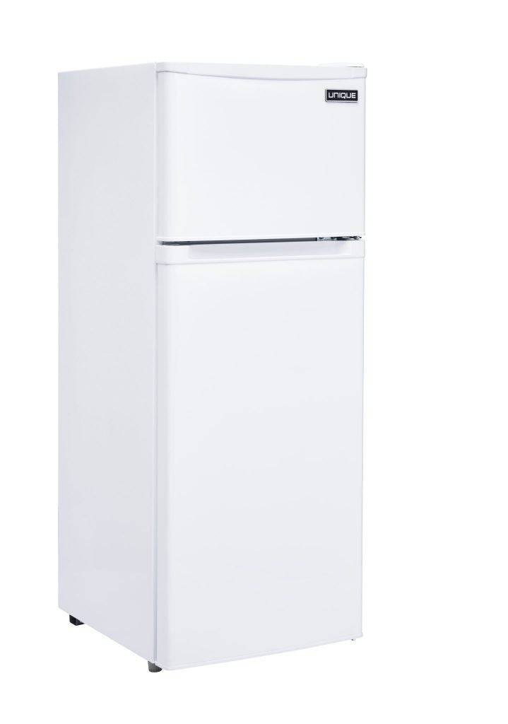 Unique 6 Cu/Ft 12/24V Solar DC Fridge With Freezer in white by Cabin Depot, energy-efficient with Danfoss compressor, model UGP-170L1.