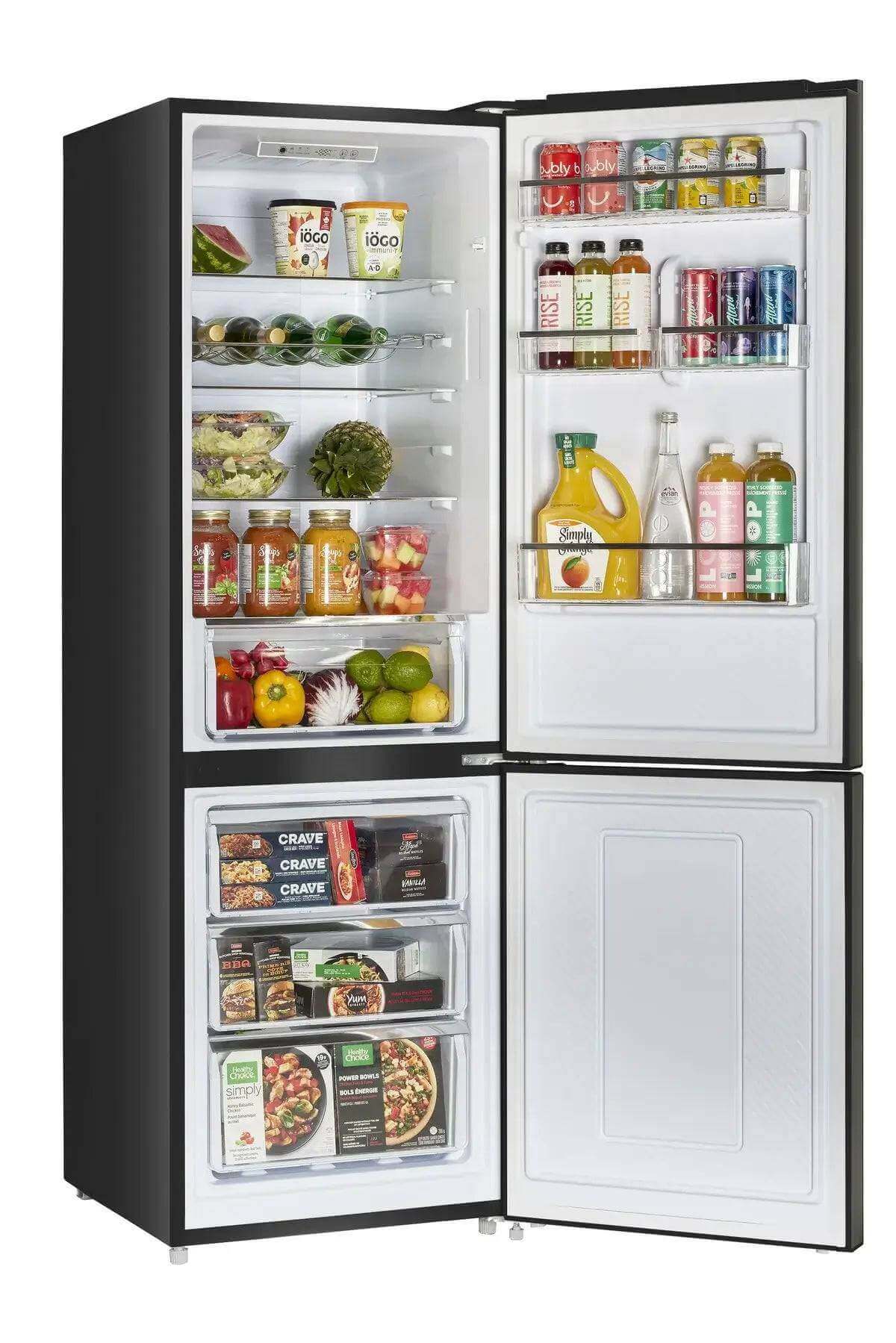 Unique 12 Cu/Ft 325L DC Refrigerator - Frost-Free Bottom Mount, Energy Efficient, for Cabin Depot