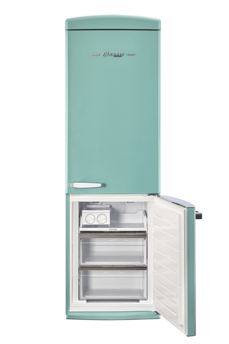 Unique 12 cu/ft 340L Classic Retro Bottom Mount Refrigerator