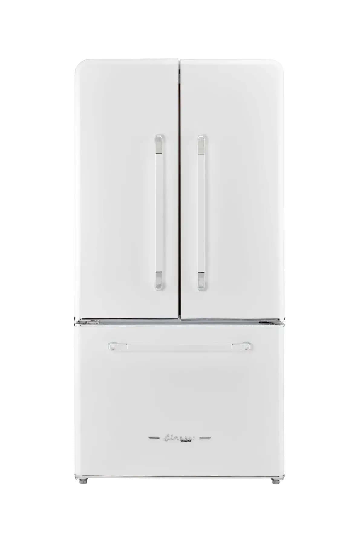 Unique 21.4 Cu/Ft French Door Refrigerator from Cabin Depot, energy-efficient, frost-free design, ideal for modern kitchens.