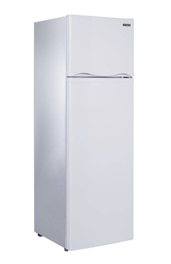 Unique 9 Cu/Ft Solar Powered DC Fridge from Cabin Depot, featuring energy-efficient Danfoss compressor and durable design.