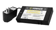 Vosker lithium battery pack and charger for cameras, ideal for Cabin Depot purchases, enhancing camera longevity and reliability.