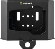 Vosker V-SBOX2 steel security box for V150 cameras, weather-resistant and theft-proof with locking options, available at Cabin Depot.