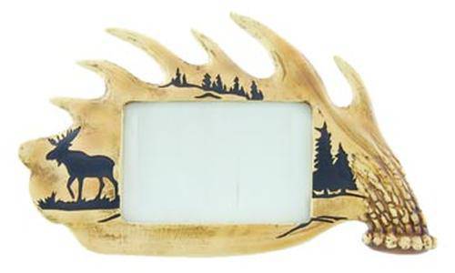 4 x 6 Picture Frame Moose Antler Frame - by Wilcor