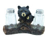 Black Bear Log Salt and Pepper Holder - Uncategorized by Wilcor