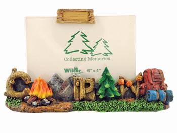 "Camping" Word Picture Frame - by Wilcor