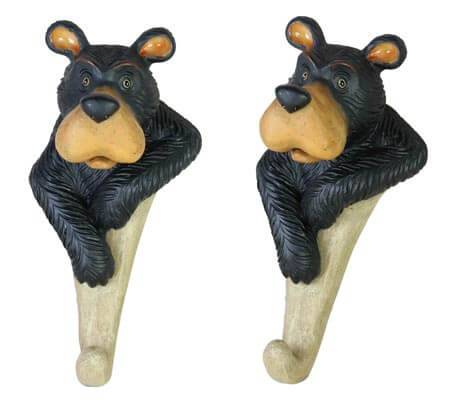 Willie Bear coat hooks for wall, available individually. Fun and functional home decor accent.