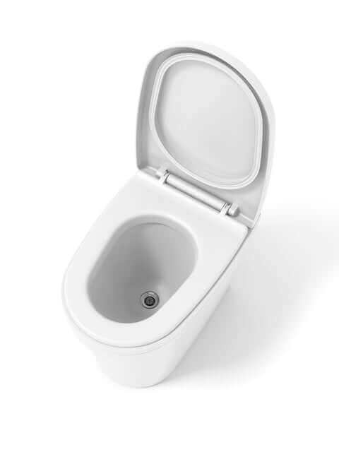 Cinderella Urinal from Cabin Depot, unisex model, odorless and waterless, ideal for cabins, reduces consumption, hygienic with 3-year warranty.