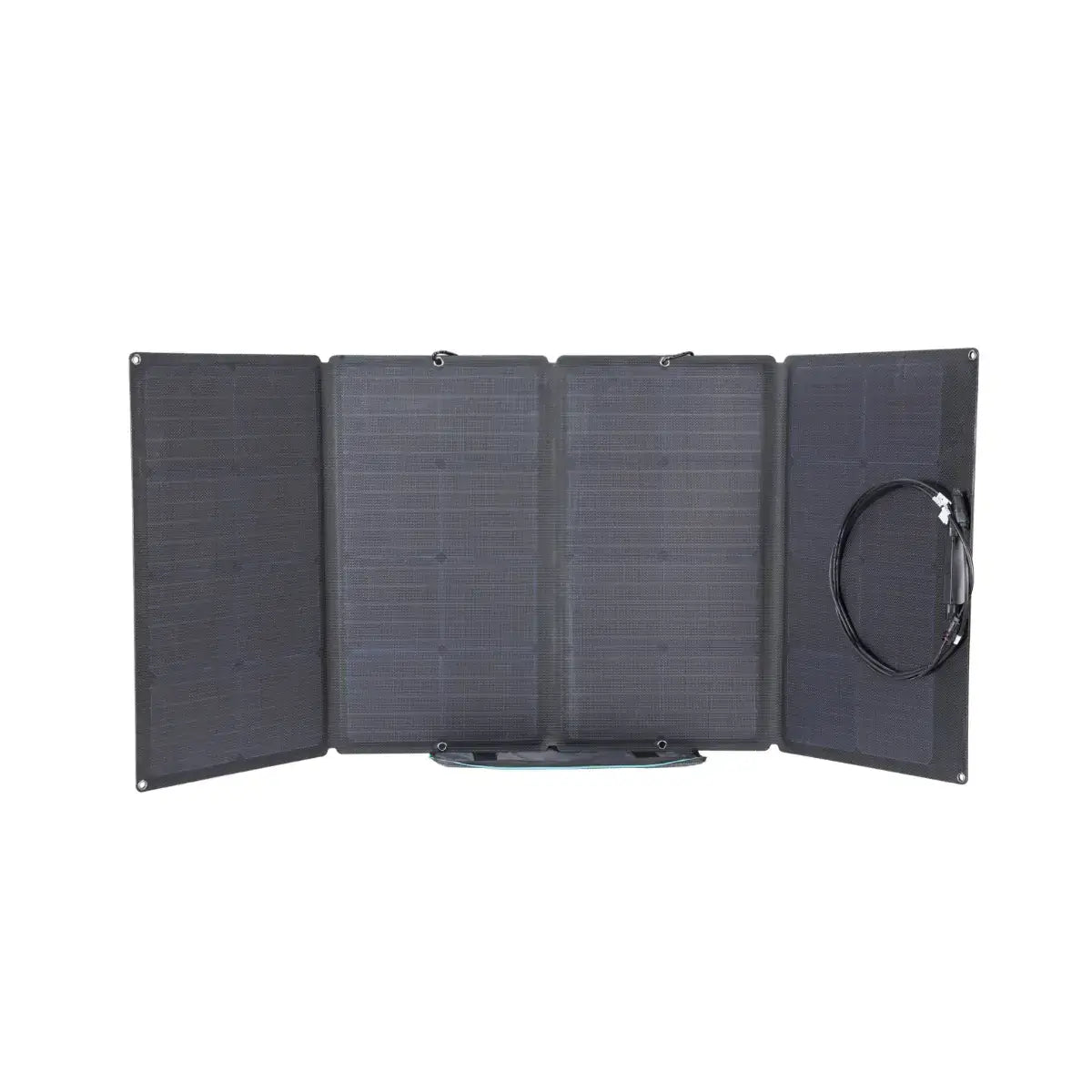EcoFlow 160W Portable Solar Panel, foldable for cabins and camping from Cabin Depot, eco-friendly energy solution.