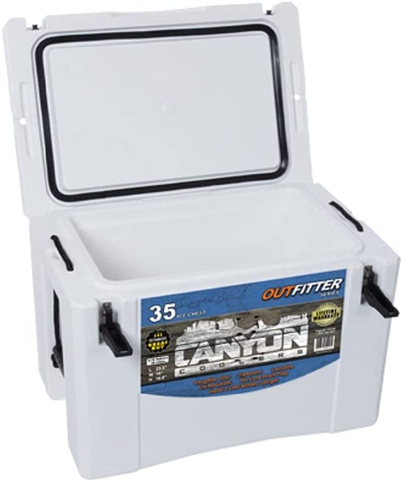 Canyon Coolers 35QT (33L) Outfitter Cooler - White Marble - by Canyon Coolers