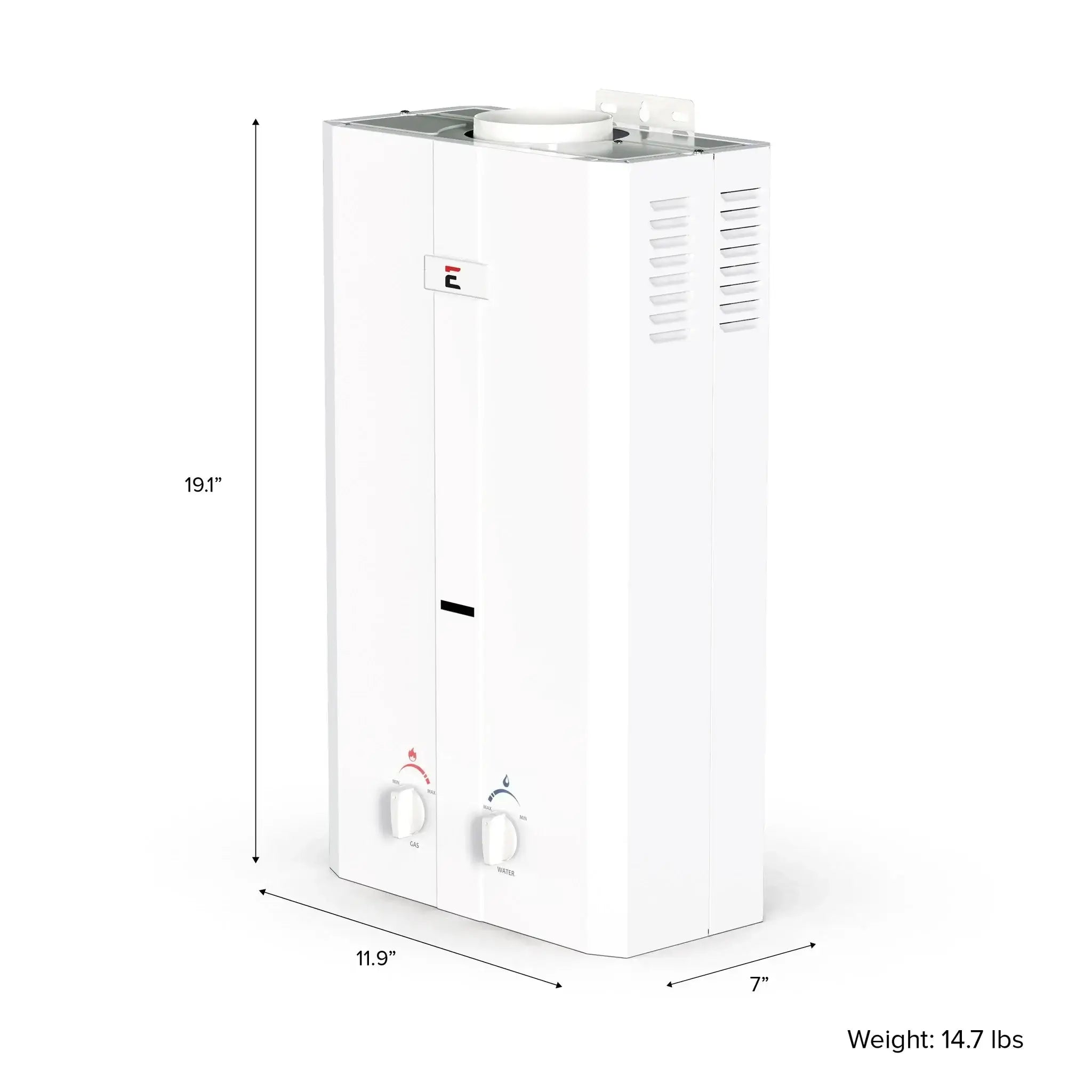 Eccotemp L10 Outdoor Tankless Water Heater for cabins - 2.6 GPM, compact design, ideal for off-grid living, Cabin Depot.