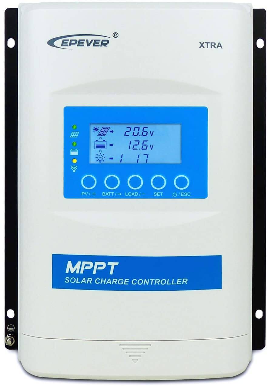 EP Solar EPEver XTRA4415N-XDS2 40A MPPT Charge Controller with ETL Certification, available at Cabin Depot.