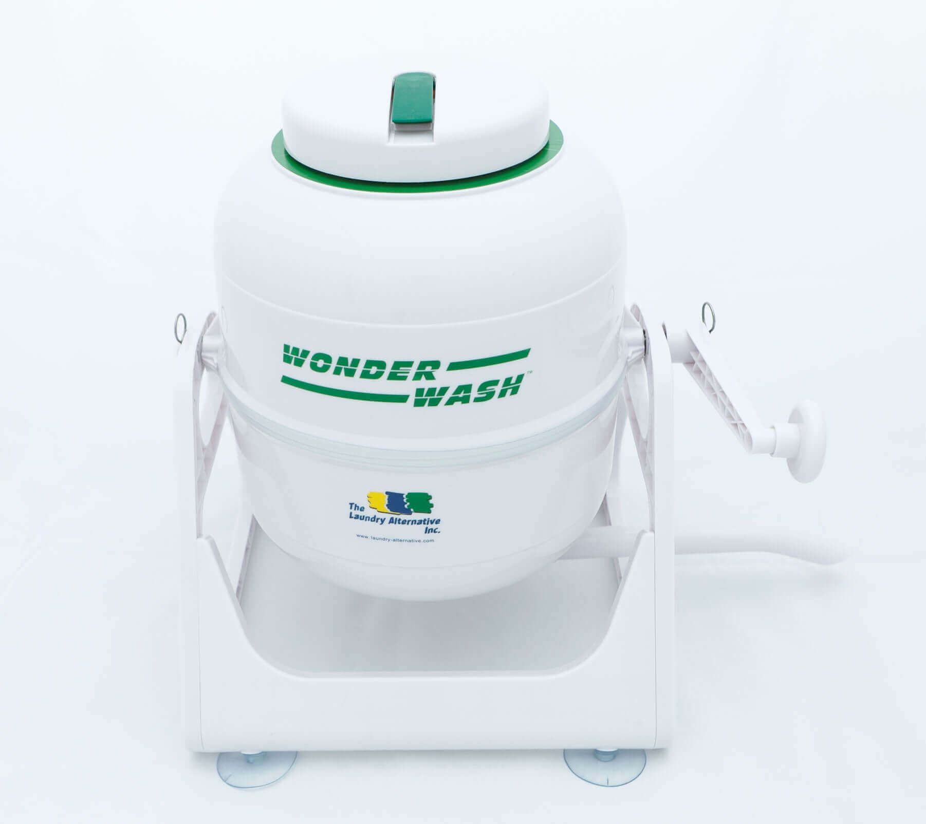 Wonderwash Portable Washing Machine from Cabin Depot - Eco-friendly, compact, hand-operated washer for quick, sparkling clean laundry.