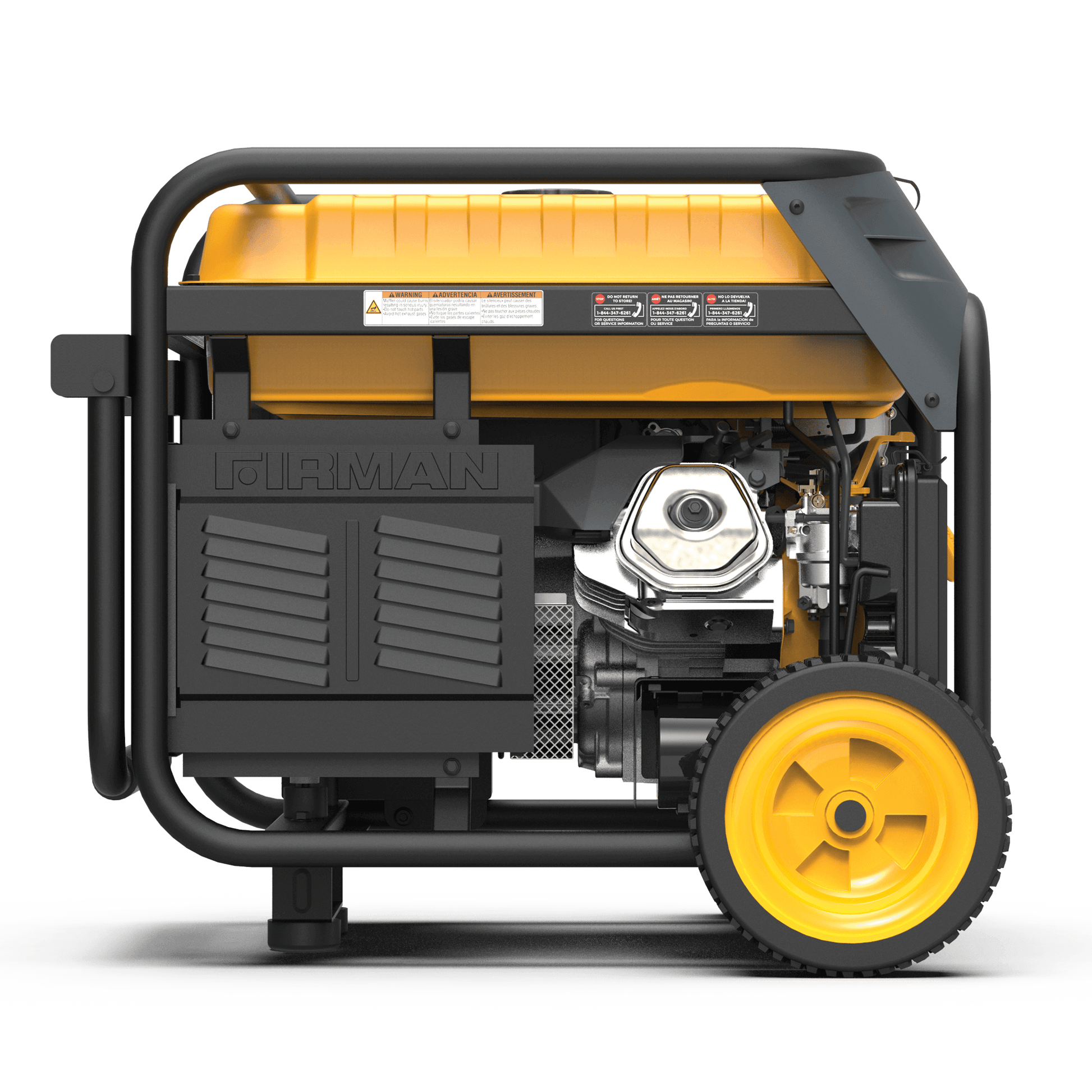 Firman Dual Fuel Portable Generator H08052, ideal for RVs and backup power, available at Cabin Depot. Engineered for any weather.