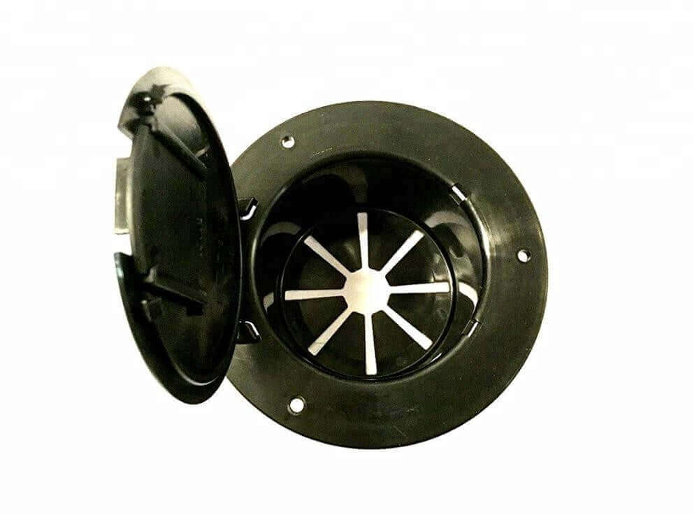 SEAFLO Round Cable Hatch Black for RVs Boats Cabins - Cabin Depot UV Resistant Easy Installation