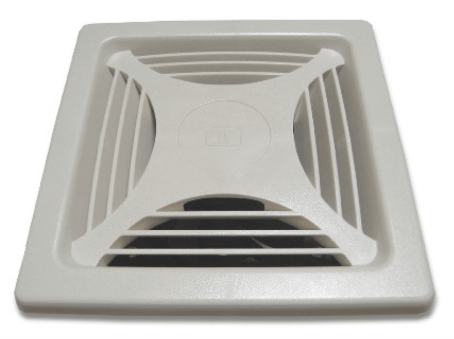 Kedron 12V DC Exhaust Fan; waterproof ventilation solution from Cabin Depot, ideal for RVs, cabins, boats, and off-grid areas.