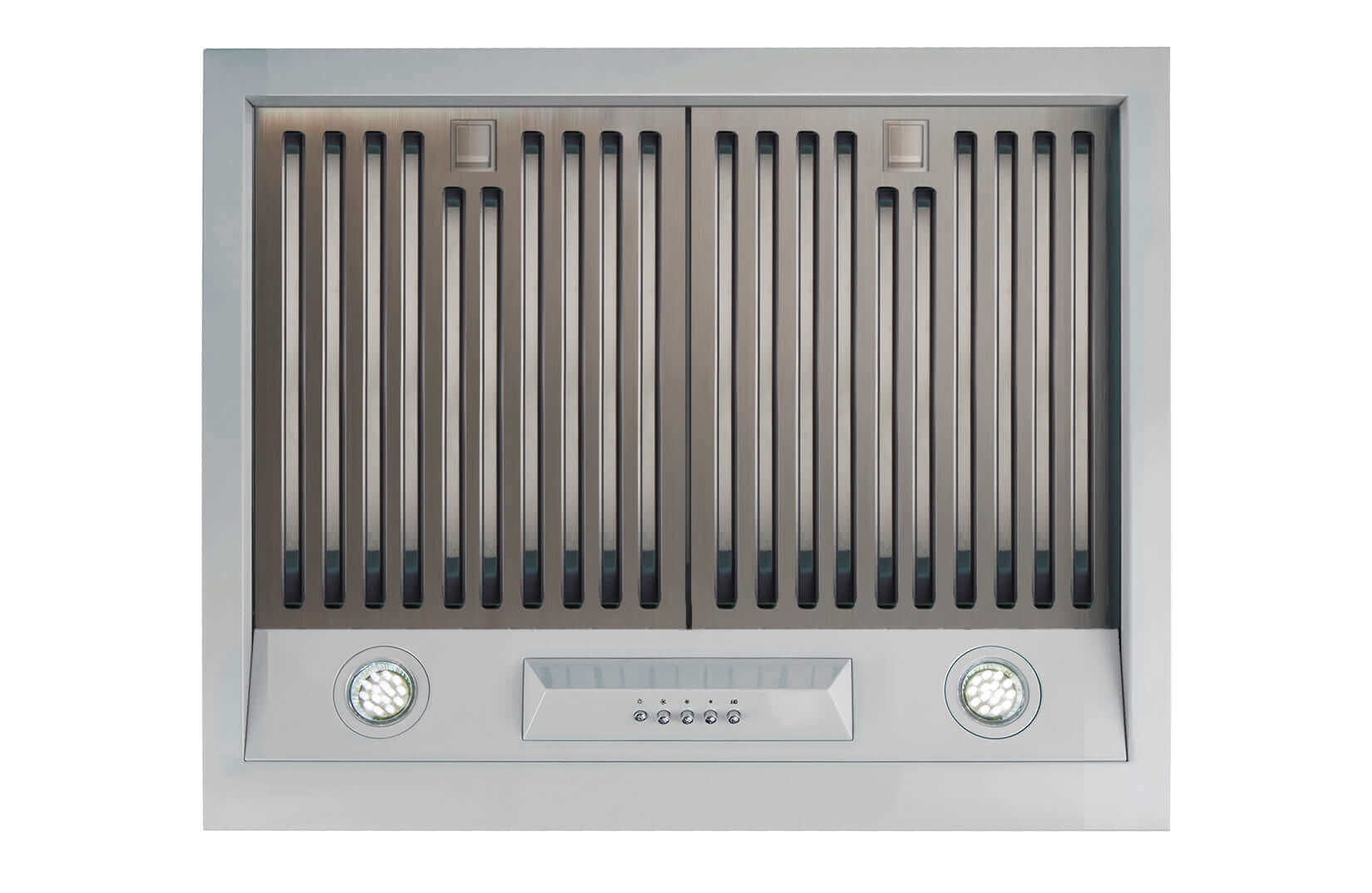 Unique 24" Classic Retro Range Hood with LED lights, perfect for vintage kitchen style. Available at Cabin Depot for classic homes.