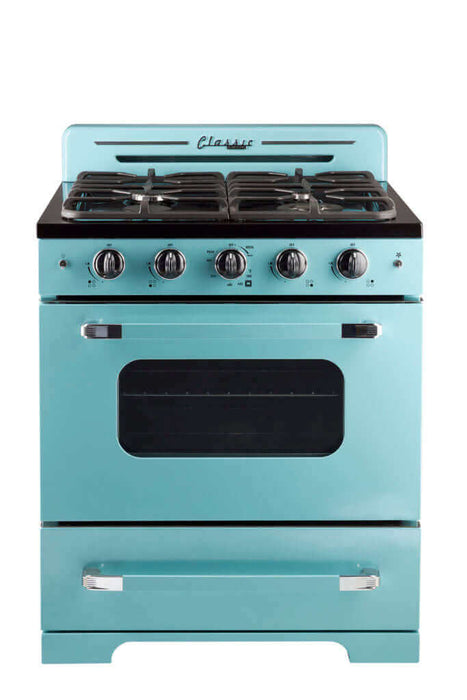 Unique Classic Retro 30” Convection Gas Range (Electronic Ignition) - Uncategorized by Unique